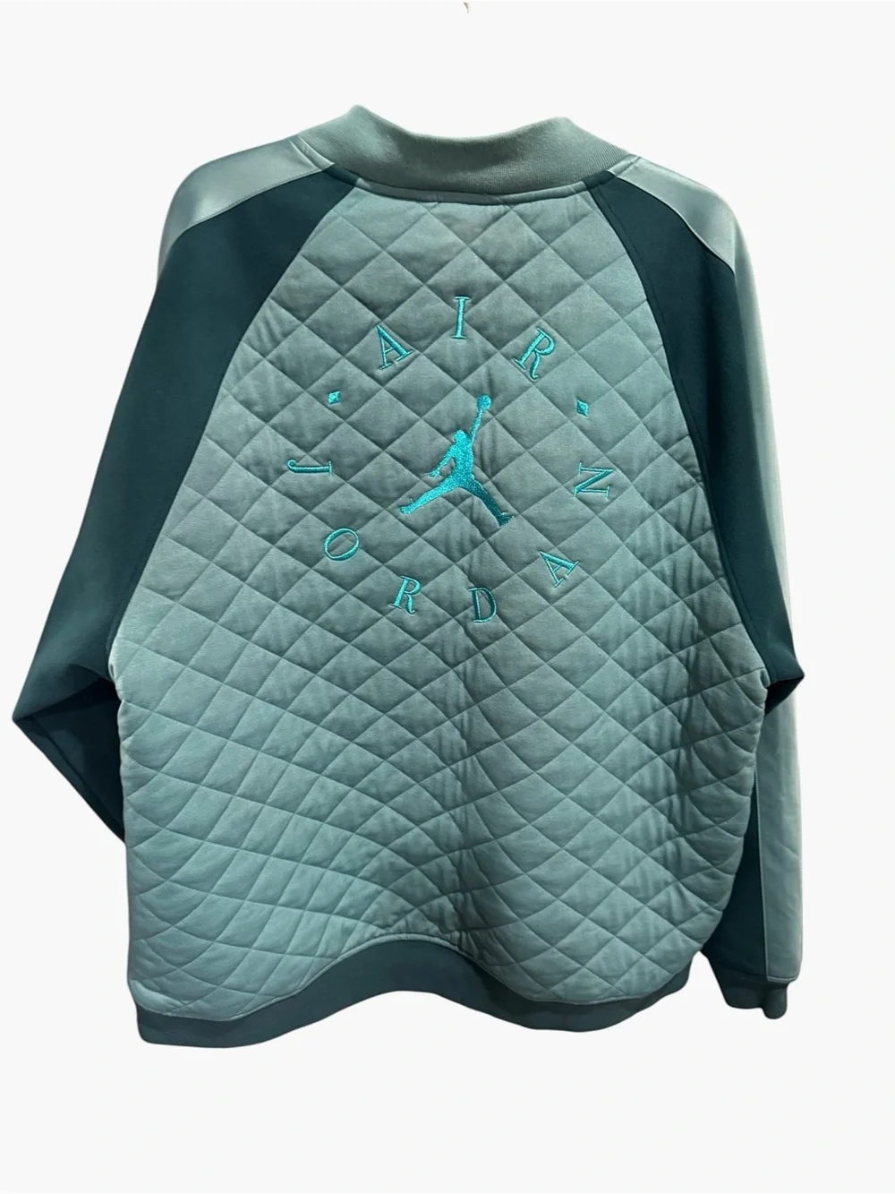 Jordan Remastered Quilted Zip Up Jacket extremely rare color Teal